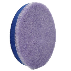 Lake Country HD Purple Wool with Blue Foam – silnie tnące futro polerskie 83mm