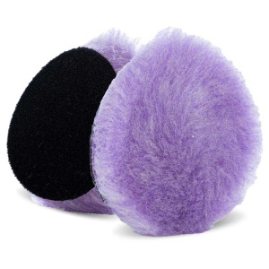 Lake Country Purple Foamed Wool Pad – futro polerskie, długie włosie 83mm