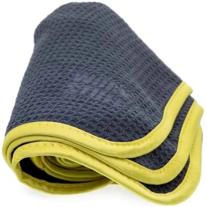 Work Stuff Zephyr Waffle Towel 3-Pack – zestaw trzech ręczników waflowych do czyszczenia szyb, 35x35cm