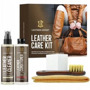 Leather Expert Leather Care Kit - zestaw do pielęgnacji galanterii skórzanej