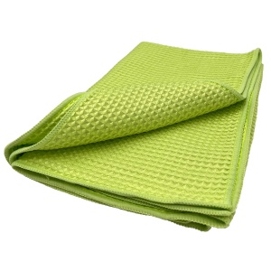 Monster Shine Ręcznik Waflowy Zielony 76x56cm 250gsm - Idealny do mycia brudnych szyb