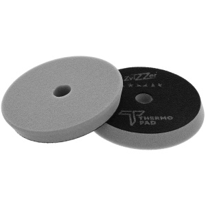 ZviZZer THERMO PAD Grey Super Cut – bardzo twardy pad polerski, szary, 140mm