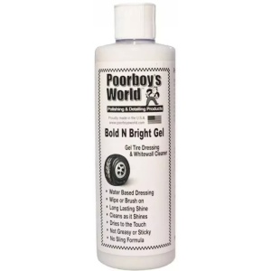 Poorboy's World Bold N Bright Gel satynowy żel do opon przyciemnia 473ml