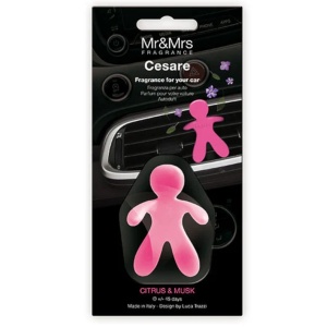 cesare fucsia - citrus & musk zapachowy ludzik blister