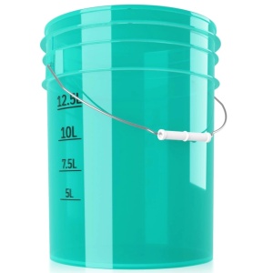 chemicalworkz performance bucket clear turquoise 5 gallon - wiadro detailingowe, turkusowe