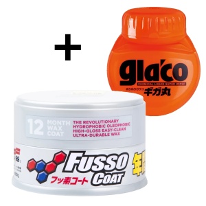 soft99 new fusso coat 12 months light wax + roll on max