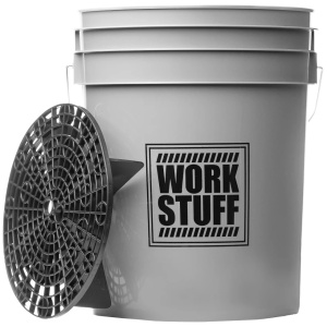 Work Stuff "WHEELS" szare wiadro detailingowe 20L + Separator