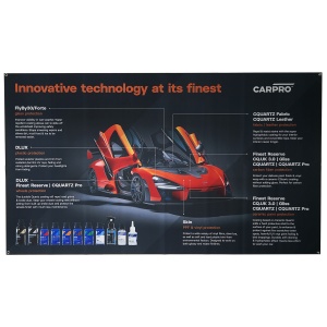 CarPro Big Banner – banner reklamowy z portfolio powłok 210x150cm