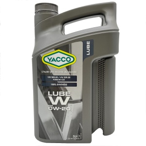 Yacco Lube W 0W20 - syntetyczny olej silnikowy 5L