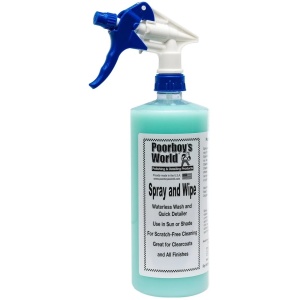 poorboy's world spray wipe quick detailer oczyszcza nabłyszcza 946ml