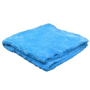 monster shine fat edgeless blue – puszysta mikrofibra bez obszycia, 40x40cm, 530gsm