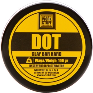 Work Stuff Dot Clay Bar Hard – twarda glinka do oczyszczania lakieru 100g