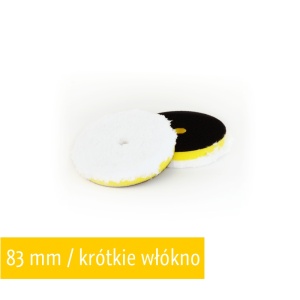 NAT Pad Mikrofibrowy Agresywny - krótkie włosie, twarda pianka 83mm