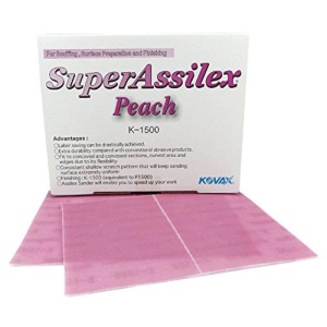 kovax assilex peach - papier ścierny na rzep k1500 130x170mm