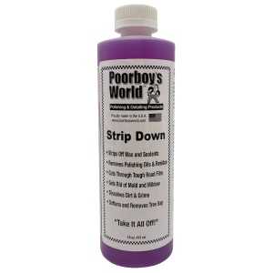 poorboy’s world strip down wax stripper - wydajny i bezpieczny szampon samochodowy 473ml