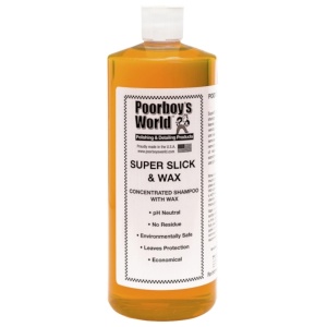 Poorboy`s Word Super Slick Wax Shampoo - Szampon do samochodu z dodatkiem naturalnego wosku 946ml