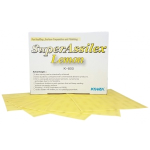 kovax assilex lemon - papier ścierny na rzep k800 130x170mm