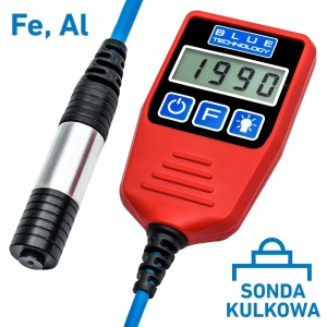 blue technology p-13-s-al – miernik grubości lakieru, dokładność do 1µm, podświetlany wyświetlacz