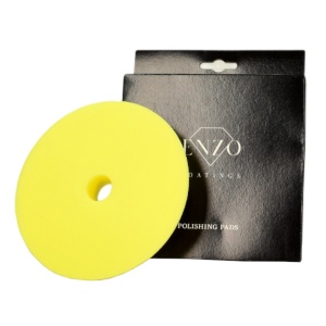 enzo coatings sandwich pad da finish yellow - średnio miękki, wykończeniowy pad polerski 125/140