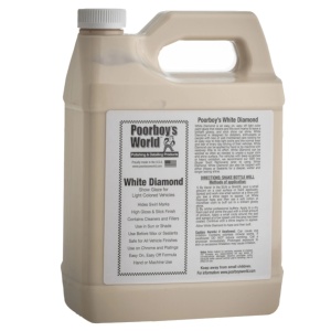 poorboy`s world white diamond glaze - politura przeznaczona do jasnego lakieru 3.8l