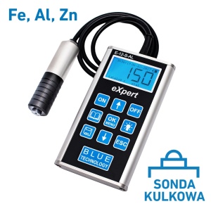blue technology e-12-s-al (expert) – zaawansowany miernik grubości lakieru, aluminiowa obudowa