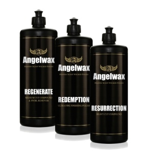 Zestaw past Angelwax Redemption 500ml + Regenerate 500ml + Resurrection 500ml