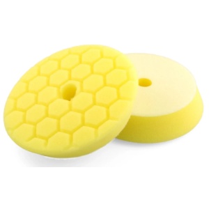 Flexipads Pro-Detail Yellow Heavy Cut/Compounding - twardy pad polerski, żółty 135mm