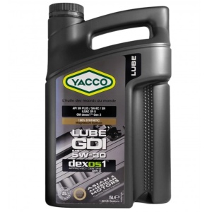 Yacco Lube GDI 5W30 - syntetyczny olej silnikowy 5L