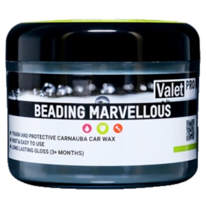 valetpro beading marvellous - twardy wosk z dodatkiem carnauby 250ml