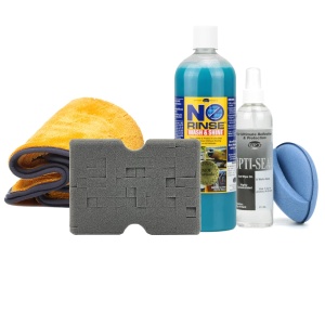 Powiększony zestaw do mycia Rinseless ONR + Opti Seal + Big Black Sponge + Monster