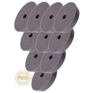 Zestaw 10 szt. Honey Gąbka Szara seria U - wykończeniowy pad polerski, szary 75/90/25mm