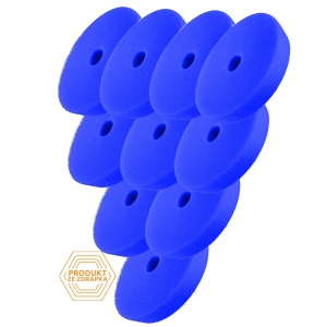 Zestaw 10 szt. Honey Gąbka R-DA Niebieska – bardzo twardy pad polerski - 80/90mm