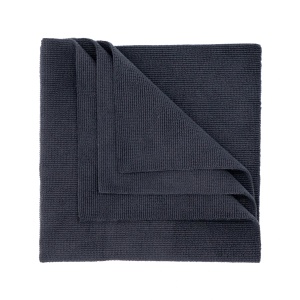 Monster Shine Riviera Dark Gray - delikatna mikrofibra bez obszycia, 40x40cm, 320gsm