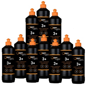 Zestaw 10 szt. Honey Pasta polerska 3+ Light Finishing – wykończeniowa pasta polerska, baza wodna 500ml