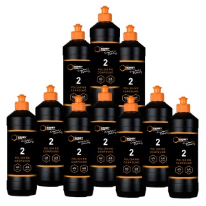 Zestaw 10 szt. Honey Pasta polerska 2 Polishing – średnio ścierna pasta polerska, baza wodna 500ml