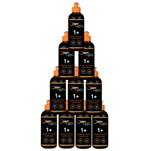 Zestaw 10 szt. Honey Pasta polerska 1+ Hard Cutting – silnie ścierna pasta polerska do twardych lakierów 250ml