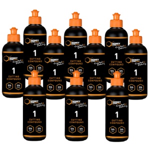 Zestaw 10 szt. Honey Pasta polerska 1 Cutting – mocno ścierna pasta polerska, baza wodna 250ml