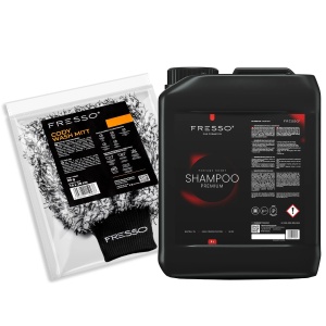 Fresso Shampoo 5L + Cody Wash Mitt - Zestaw do mycia samochodu