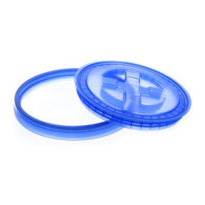ChemicalWorkz Ultra Clear Cross Lid Blue – zakręcana pokrywa do wiader detailingowych, niebieska