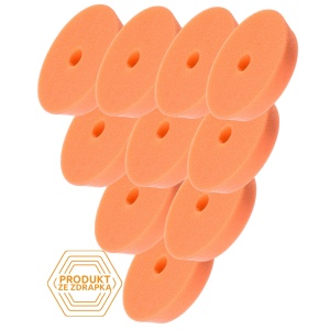 Zestaw 10 szt. Honey Gąbka Pomarańczowa seria U - średnio twardy pad polerski, 125/140/25mm
