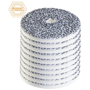 Zestaw 10 szt. Honey 2 Face Fiber – pad z mikrofibry do one stepów, dwa rodzaje włosia 135mm