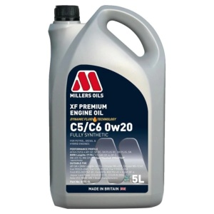 Millers Oils XF Premium C5/C6 0w20 - w pełni syntetyczny olej silnikowy 5L