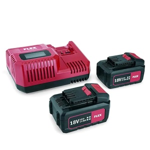 FLEX Zestaw akumulatorów i ładowarka - 55R P-Set 55 R 491349