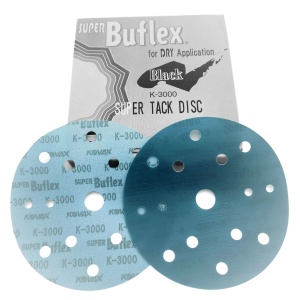 KOVAX Buflex Dry - krążek ścierny na rzep o152mm 15 otw. (Black) K3000