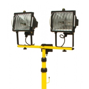 VOREL Lampa halogenowa na stojaku 2x400W