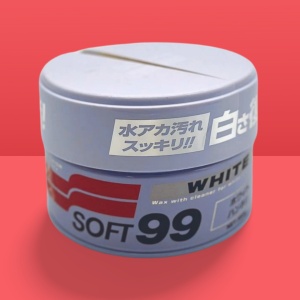 [PW] SOFT99 White Soft Wax - wosk do jasnych lakierów 350g