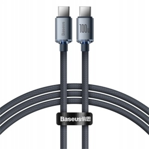 Baseus Kabel USB-C Type-C 100W Power Delivery Quick Charge 1.2m Czarny