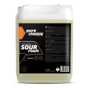 Pure Chemie Sour Foam – kwaśna piana aktywna/oprysk wstępny, doskonałe właściwości myjące 5L