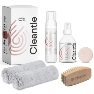 Cleantle Leather Care KIT - Zestaw do bezpiecznego czyszczenia i pielęgnacji tapicerki skórzanej