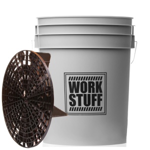Work Stuff "WHEELS" szare wiadro detailingowe + Separator brudu